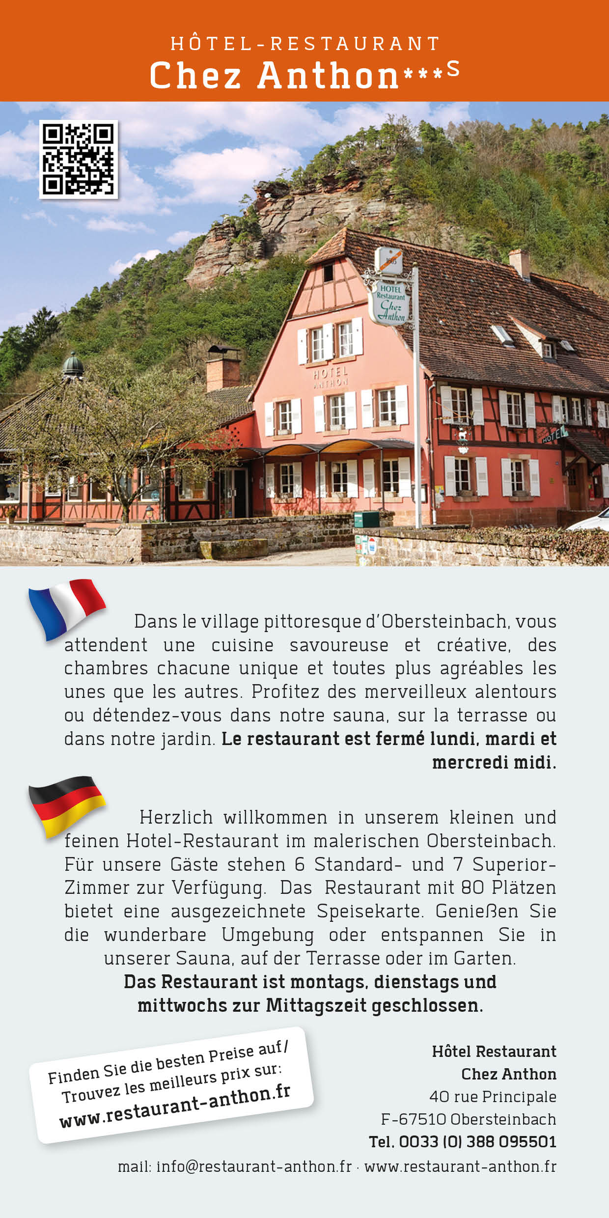 Hôtel Restaurant Anthon