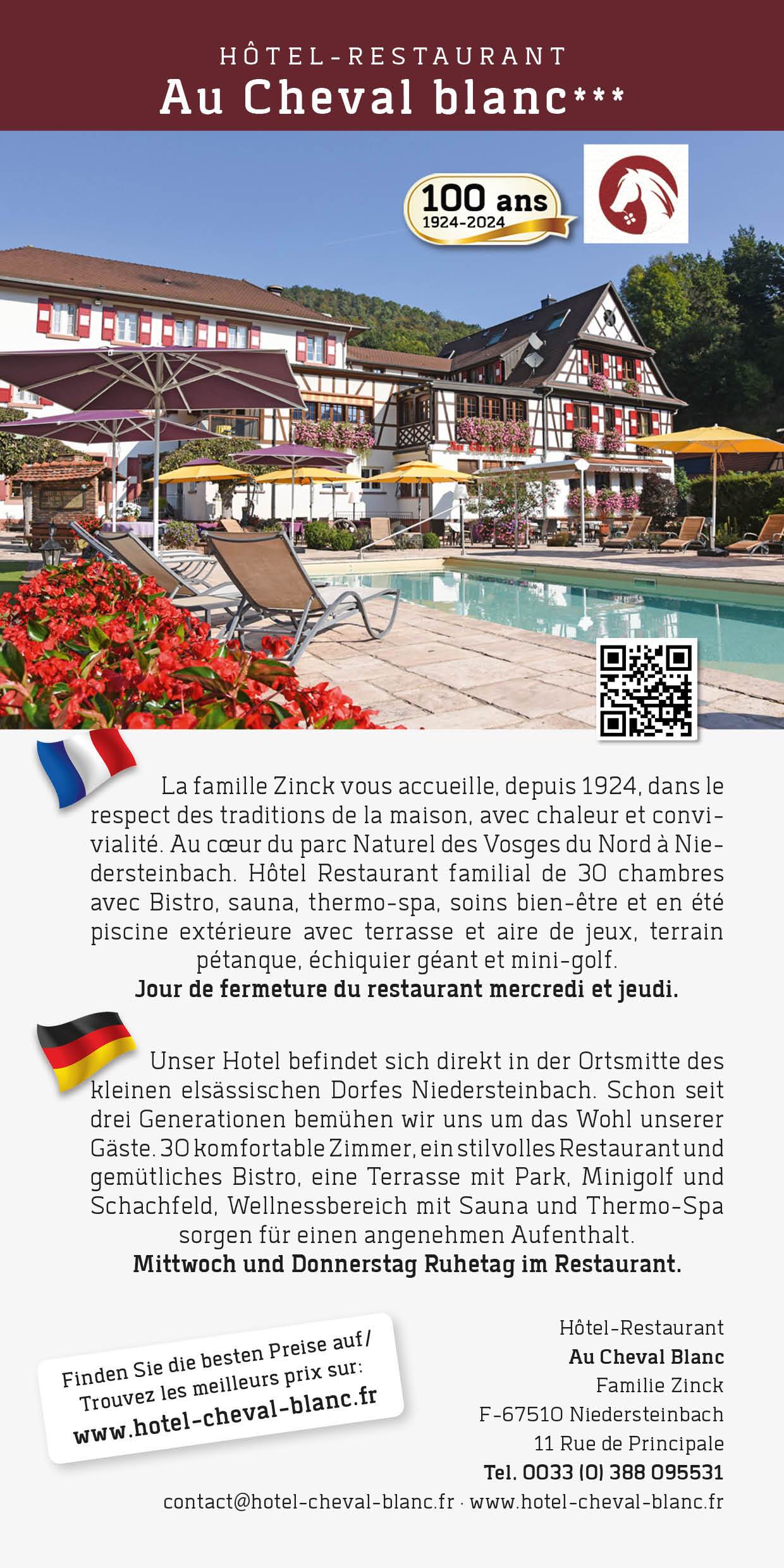 Hôtel Restaurat Au Cheval Blanc